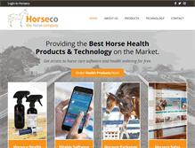 Tablet Screenshot of horseco.com